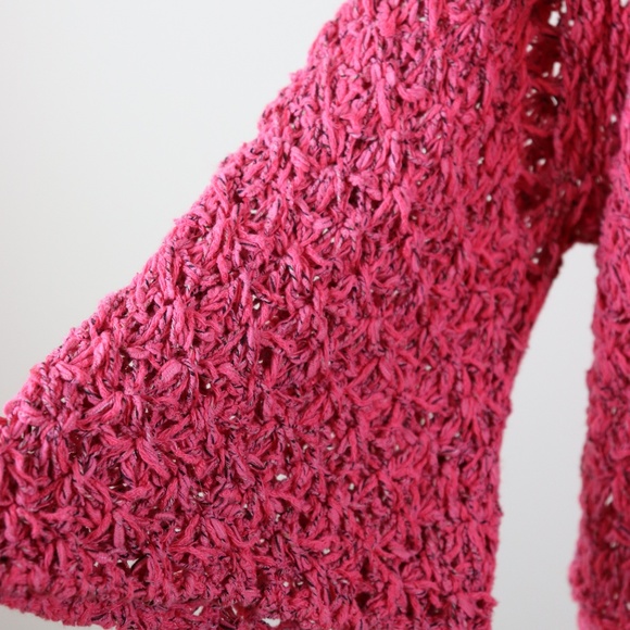 Free People Coral Knit Topper Size Small - Picture 2 of 8